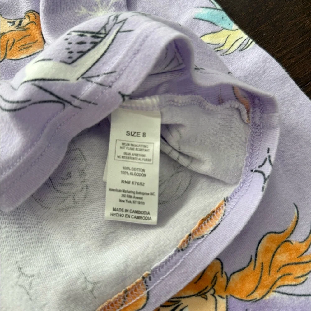 Girls Disney Frozen 2 Elsa And Anna 4 Pc Pajama Set Size 8